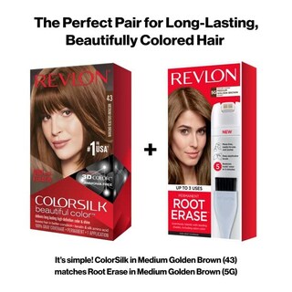 Foto 7 | Foto 7 | Tinte De Pelo Revlon Colorsilk Medium Golden Brown, 1 Paquete De 8 - Venta Internacional.