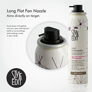 Foto 4 | Foto 4 | Spray Corrector De Raíces Para Retoques Style Edit, Marrón Oscuro, 60 Ml - Venta Internacional.