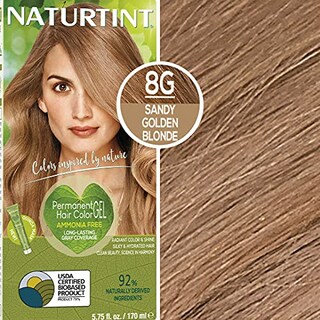 Foto 1 | Foto 1 | Color De Cabello Naturtint Permanent, 8 G, Rubio Arenoso Dorado, Paquete De 1 Paquete - Venta Internacional.