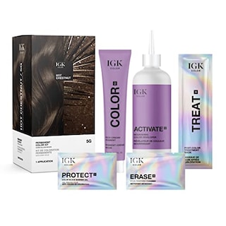 Foto 2 | Foto 2 | Kit De Coloración Para El Cabello Igk Permanent Hot Chestnut 135 Ml - Venta Internacional.