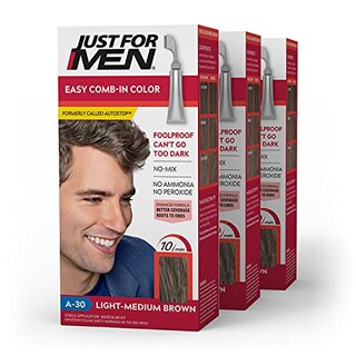 Foto 1 | Foto 1 | Tinte Para El Cabello Solo Para Hombres, Fácil De Peinar, Color Marrón Claro Y Medio - Venta Internacional.