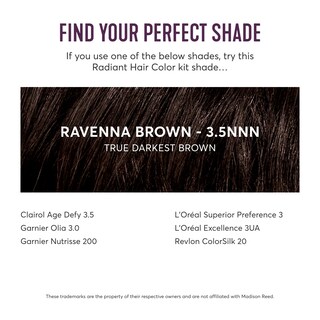 Foto 7 | Foto 7 | Kit De Coloración De Cabello Madison Reed Radiant Darkest Brown 100% - Venta Internacional.