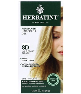 Foto 1 | Foto 1 | Tinte Para El Cabello Herbatint 8d Light Gold Blonde 135 Ml Líquido - Venta Internacional.