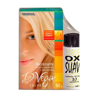 Foto 1 | Foto 1 | Pack De La Vega Decolorante 50 G+oxisuave 30 Volúmenes 100 ml