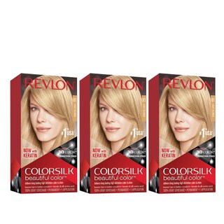 Foto 1 | Foto 1 | Tinte de Pelo Revlon Colorsilk 81 Rubio Claro 130ml Paquete de 3
