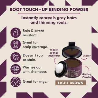 Foto 2 | Foto 2 | Root Touch Up Powder Style Edit para Cabello Castaño Claro Paquete de 5 - Venta Internacional