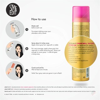 Foto 2 | Foto 2 | Spray Corrector de Raíces para Retoques Style Edit Rubio Claro 120 Ml - Venta Internacional