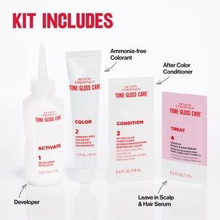 Foto 7 | Foto 7 | Tinte Para El Cabello Revlon Colorsilk Tone + Gloss + Care 100 Ml 7 Dark Blonde - Venta Internacional.