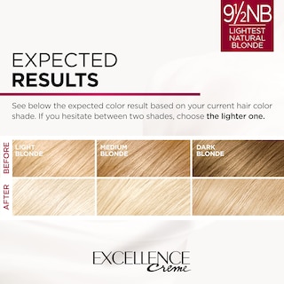 Foto 4 | Foto 4 | Color de Cabello L'oreal Paris Excellence Creme 9.5nb Rubio más Claro - Venta Internacional