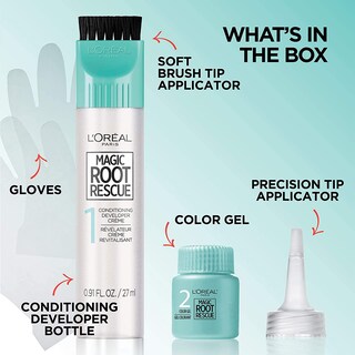 Foto 3 | Foto 3 | Tinte De Pelo L'oréal Paris Root Rescue Black 2, Paquete De 2 - Venta Internacional.