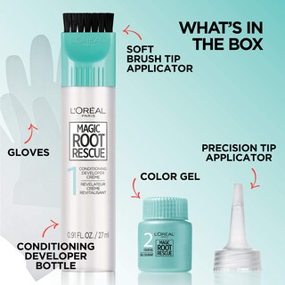 Foto 5 | Foto 5 | Tinte De Pelo L'oréal Paris Root Rescue Black 2, Paquete De 2 - Venta Internacional.