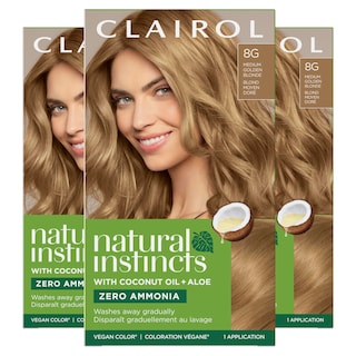 Foto 1 | Foto 1 | Tinte Para El Cabello Clairol Natural Instincts 8g Medium Golden Blonde X3 - Venta Internacional.