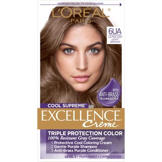 Foto 1 | Foto 1 | Tinte De Pelo L'oreal Paris Cool Supreme 6ua Ash Ultra Light Brown - Venta Internacional.