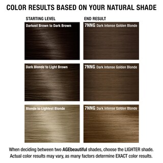 Foto 7 | Foto 7 | Color De Cabello Age Beautiful Liqui Creme 7nng Marrón Dorado Oscuro - Venta Internacional.