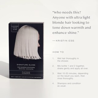 Foto 3 | Foto 3 | Brillo Para El Cabello Kristin Ess The One Signature Platinum 100 Ml - Venta Internacional.