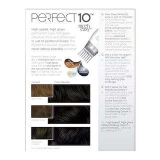 Foto 4 | Foto 4 | Tinte Para El Cabello Clairol Nice'n Easy Perfect 10 2 Negro, Paquete De 2 - Venta Internacional.