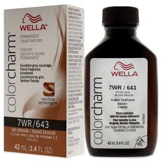Foto 4 | Foto 4 | Tinte De Pelo Wella Color Charm Permanent Liquid 7wr Tan Blonde - Venta Internacional.