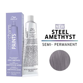 Foto 2 | Foto 2 | Tinte Semipermanente Para El Cabello Wella Color Charm Paints Steel Amethyst - Venta Internacional.