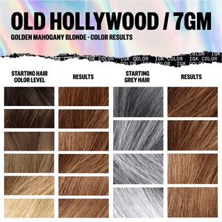 Foto 4 | Foto 4 | Kit De Coloración De Pelo Igk Old Hollywood Cálido Caoba Rubio 7gm - Venta Internacional.
