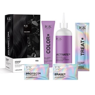 Foto 2 | Foto 2 | Kit De Coloración Para El Cabello Igk Volcanic Purest Black 1na 140 Ml Vegan - Venta Internacional.