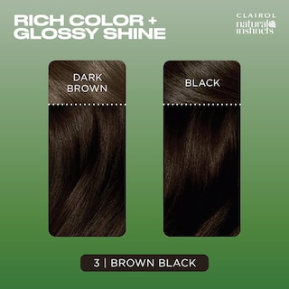 Foto 4 | Foto 4 | Tinte Para El Cabello Clairol Natural Instincts Demi-permanent 3 Marrón Negro - Venta Internacional.