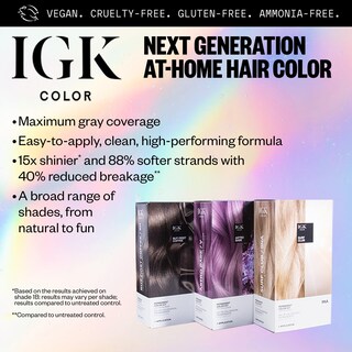 Foto 3 | Foto 3 | Kit De Coloración De Cabello Igk Permanent Dirty Blonde 7vg, Paquete De 2 - Venta Internacional.