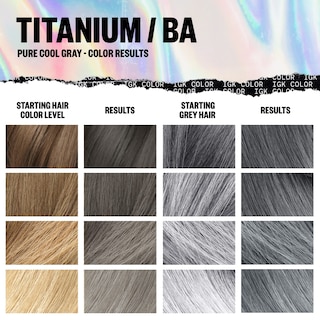 Foto 4 | Foto 4 | Kit De Coloración De Cabello Igk Permanent Titanium Pure Cool Grey Ba - Venta Internacional.