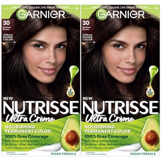Foto 1 | Foto 1 | Tinte Para El Cabello Garnier Nutrisse Nourishing Creme 30 Darkest Brown - Venta Internacional.