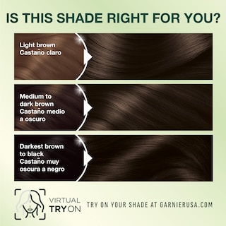 Foto 5 | Foto 5 | Tinte Para El Cabello Garnier Nutrisse Nourishing Creme 30 Darkest Brown - Venta Internacional.