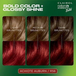 Foto 2 | Foto 2 | Tinte Para El Cabello Clairol Natural Instincts Bold R56 Achiote Auburn - Venta Internacional.