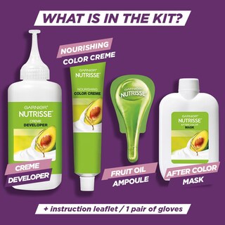 Foto 6 | Foto 6 | Tinte Para El Cabello Garnier Nutrisse Ultra Color R3 Light Auburn X2 - Venta Internacional.
