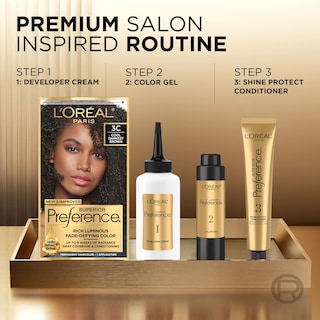 Foto 3 | Foto 3 | Tinte Para El Cabello L'oreal Paris Superior Preference Dark Brown 4 (x2) - Venta Internacional.