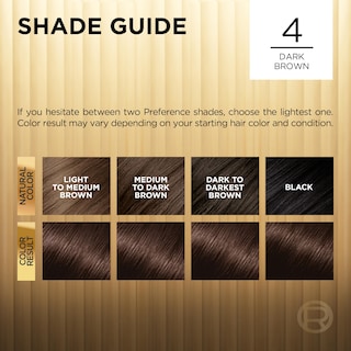 Foto 4 | Foto 4 | Tinte Para El Cabello L'oreal Paris Superior Preference Dark Brown 4 (x2) - Venta Internacional.