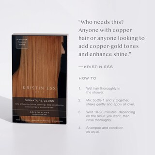 Foto 3 | Foto 3 | Brillo Para El Cabello Kristin Ess Signature Copper Penny Medium Copper - Venta Internacional.