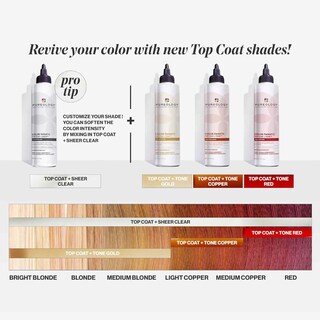 Foto 2 | Foto 2 | Brillo Para El Cabello Pureology Color Fanatic Top Coat + Tone Gold, 200 Ml - Venta Internacional.