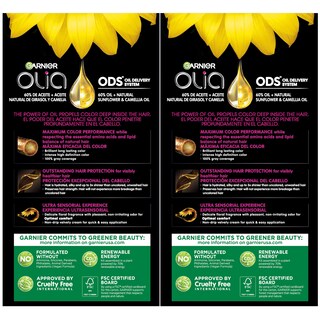 Foto 2 | Foto 2 | Tinte De Pelo Garnier Olia Ammonia-free 7.45 Dark Fire Ruby - Venta Internacional.