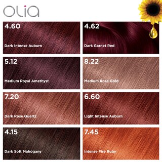 Foto 7 | Foto 7 | Tinte De Pelo Garnier Olia Ammonia-free 7.45 Dark Fire Ruby - Venta Internacional.