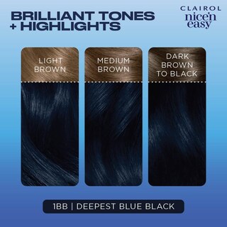 Foto 5 | Foto 5 | Tinte Para El Cabello Clairol Nice'n Easy Permanent 1bb Deepest Blue Black - Venta Internacional.