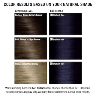 Foto 7 | Foto 7 | Color De Cabello Age Beautiful Permanent Liqui Creme 3b Darkest Blue - Venta Internacional.