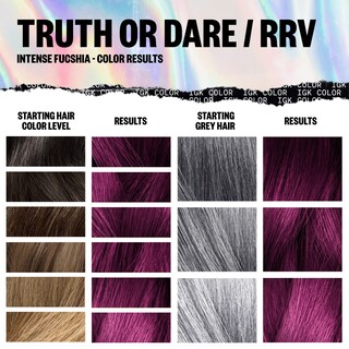 Foto 4 | Foto 4 | Kit De Coloración Permanente Igk Truth Or Dare Fucsia Intenso Rrv - Venta Internacional.