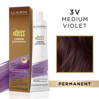 Foto 2 | Foto 2 | Tinte Para El Cabello Clairol Professional Permanent Crème 3v Medium Violet - Venta Internacional.