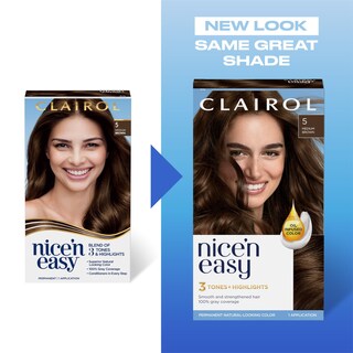 Foto 2 | Foto 2 | Tinte Para El Cabello Clairol Nice'n Easy 4r Castaño Oscuro, Paquete De 3 - Venta Internacional.