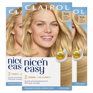 Foto 1 | Foto 1 | Tinte Para El Cabello Clairol Nice'n Easy 10c Extra Light Cool Blonde X3 - Venta Internacional.
