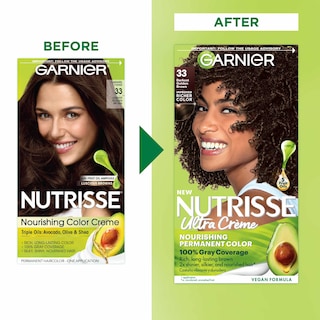Foto 2 | Foto 2 | Tinte Para El Cabello Garnier Nutrisse Nourishing Creme 33 Darkest Golden - Venta Internacional.