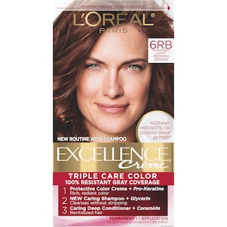 Foto 1 | Foto 1 | Color De Cabello L'oreal Paris Excellence Creme 6rb Marrón Rojizo Claro - Venta Internacional.