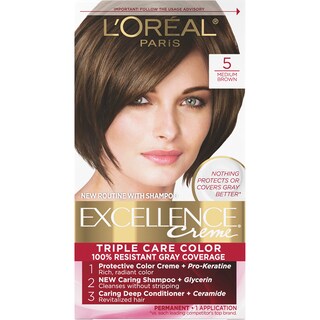 Foto 1 | Foto 1 | Tinte De Pelo L'oreal Paris Excellence Creme 5 Marrón Medio - Venta Internacional.