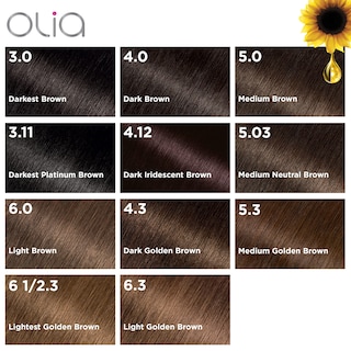 Foto 7 | Foto 7 | Color De Cabello Garnier Olia Sin Amoniaco 6.0 Marrón Claro, Paquete De 1 Paquete - Venta Internacional.