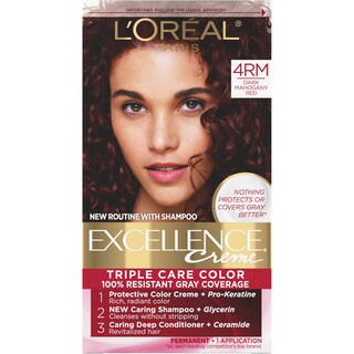 Foto 1 | Foto 1 | Color De Pelo L'oreal Paris Excellence Creme 4rm Rojo Caoba Oscuro - Venta Internacional.