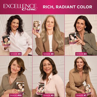 Foto 3 | Foto 3 | Color De Pelo L'oreal Paris Excellence Creme 4rm Rojo Caoba Oscuro - Venta Internacional.