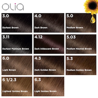 Foto 6 | Foto 6 | Tinte De Pelo Garnier Olia Ammonia-free 6.3 Marrón Dorado Claro - Venta Internacional.